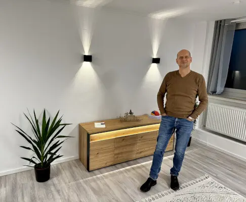 Ruhiger Therapieraum in der Praxis Dirk Kruse
